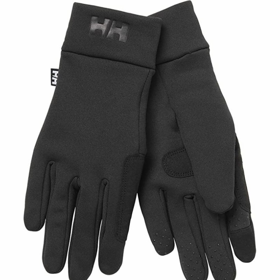 * Online Discount Hh Fleece Touch Glove Liners Black New