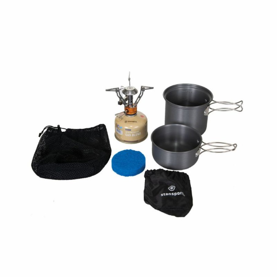 * Online Stansport Backpack Stove Fuel & Cook Set Clearance