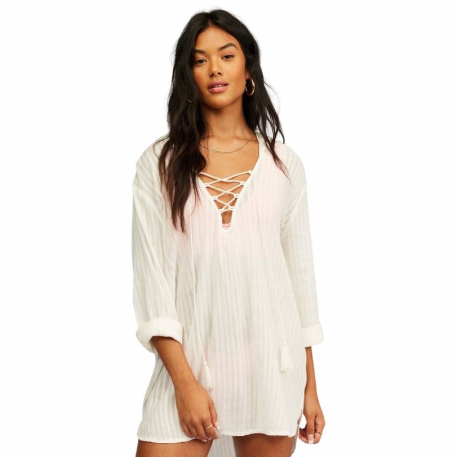 * Less Expensive Billabong Same Story Beach Cover-Up Hoodie Salt Crystal Best