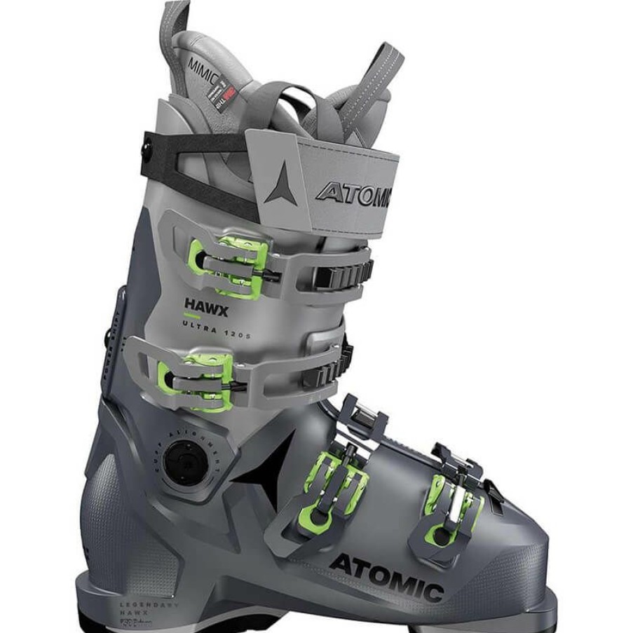 * Sale Atomic Hawx Ultra 120 S Gw Ski Boots 2023 Grey Blue / Anthracite / Green Clearance