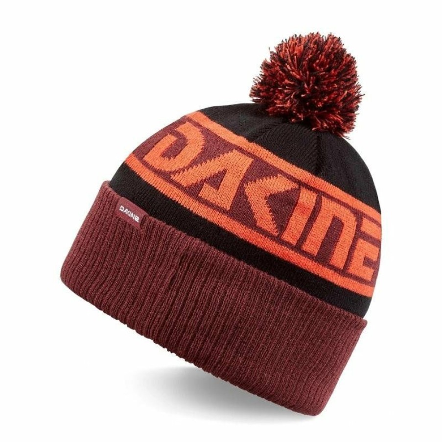 * Store Dakine Dk Standard Beanie Port Red/Sun Flare/Black New