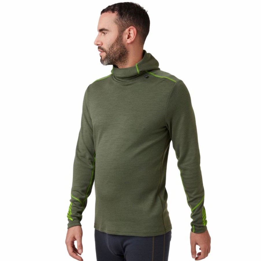 * Less Expensive Hh Lifa Merino Midweight Hoody Lav Green Clearance