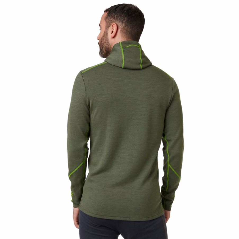 * Less Expensive Hh Lifa Merino Midweight Hoody Lav Green Clearance