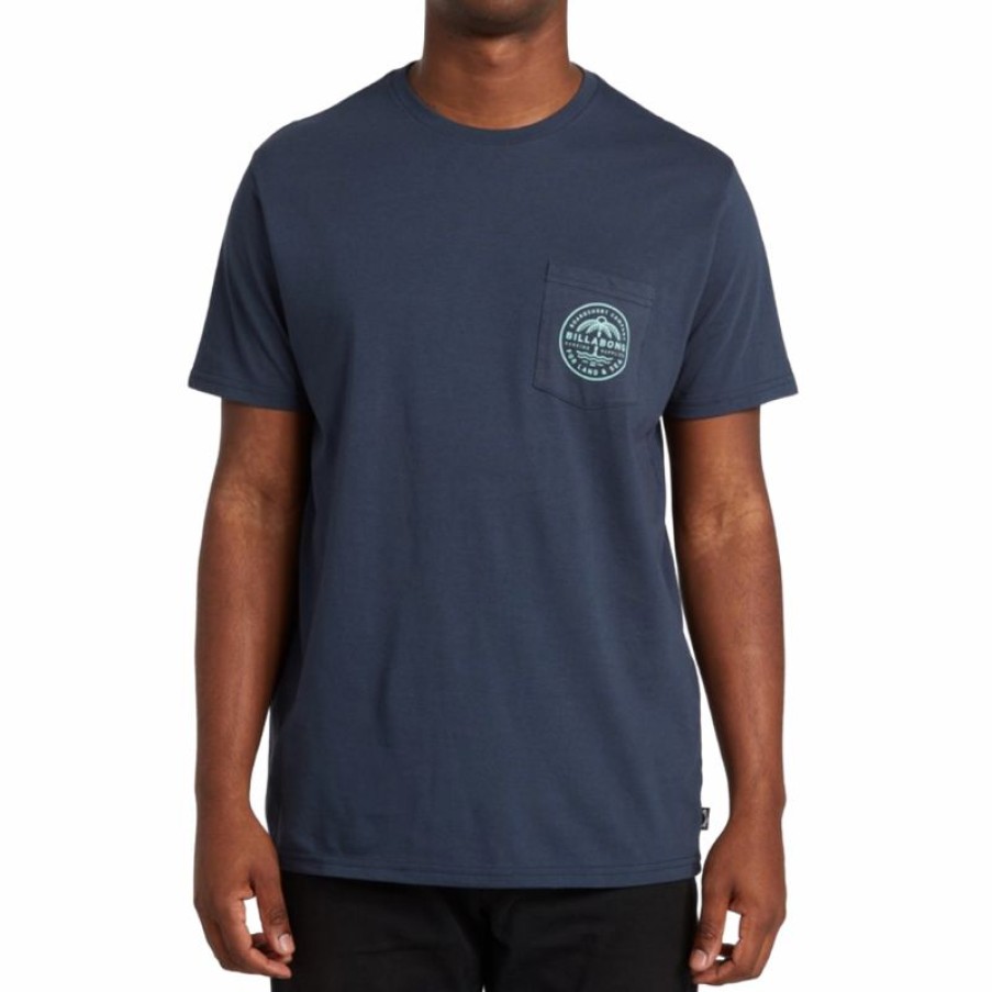 * Latest Fashion Billabong Coast To Coast T-Shirt Navy Best