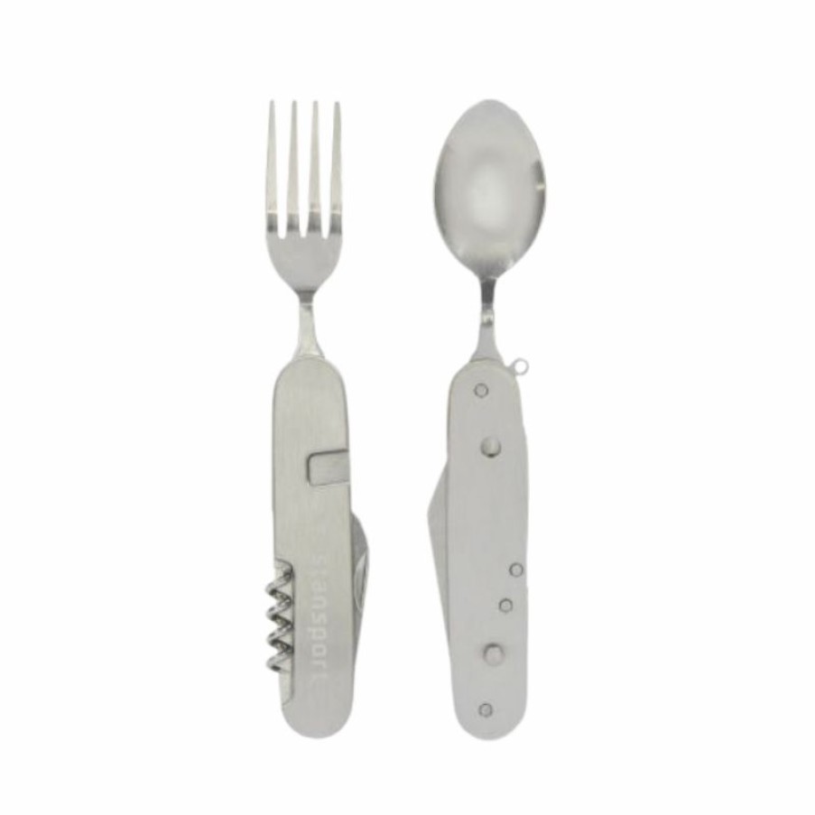 * Classical Stansport Campers Knife W/ Fork & Spoon Hot